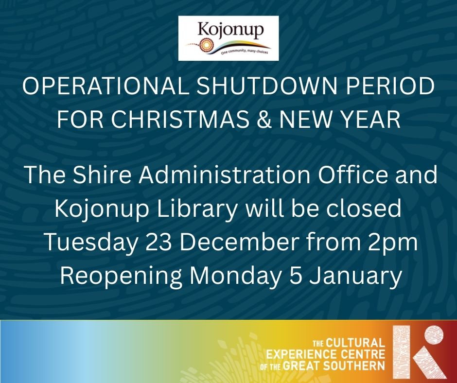 Administration and Library Christmas and New Year Closure Dates